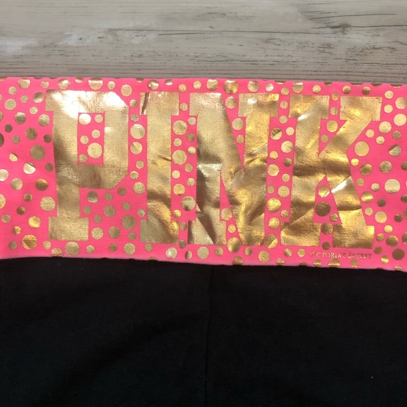 Vintage Pink/ Yoga band capris, size small, EUC from 2012 - Picture 3 of 6